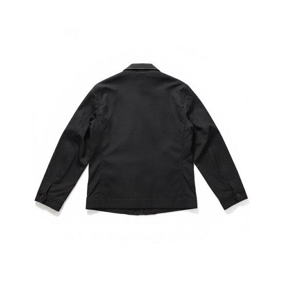 Michael Kors MK Black Moto Racer Jacket Quilted Shoulder Full Zip Mens Sz M - Picture 3 of 5